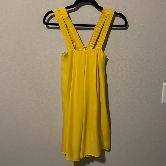 Alice + Olivia Dresses & Skirts - Alice and Olivia bright yellow mini dress, XS, 100% silk